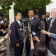 Darron and Eugene Buell speak to reporters after dragging themselves to yet another prison visit to hear their brother go on and on about his innocence.